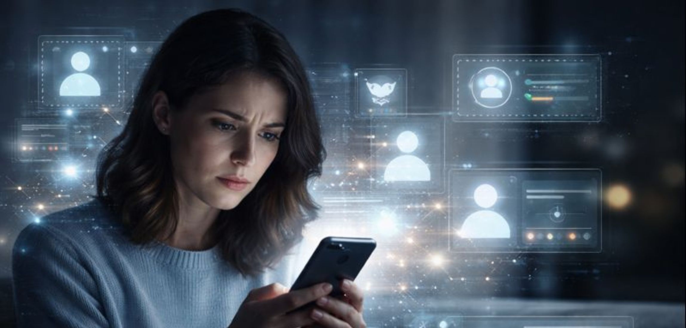 AI personalization reducing consumer trust concept image